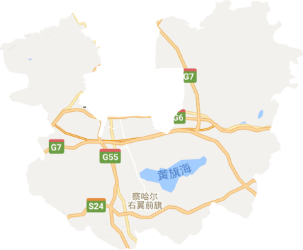 察哈尔右翼前旗电子地图