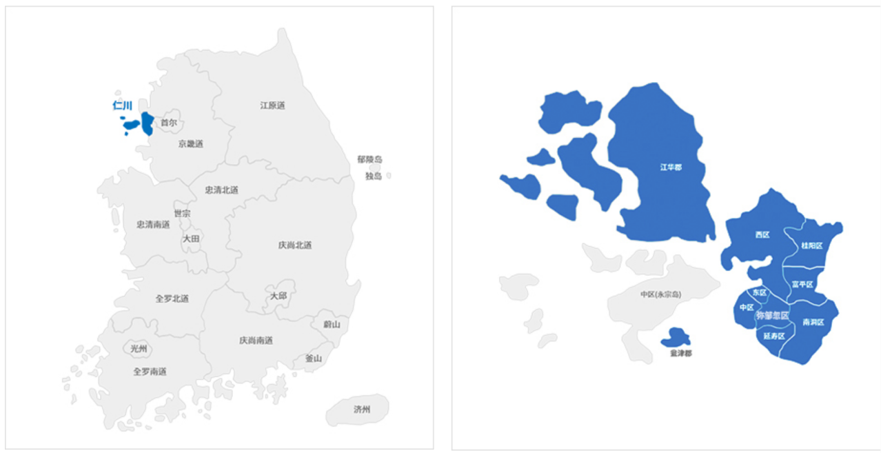 仁川广域市行政区划