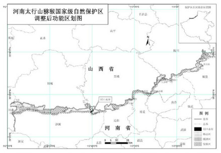 保护区功能区划图 