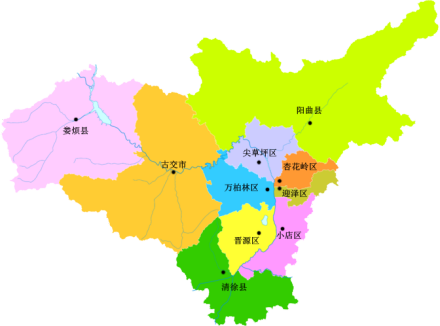 太原市电子地图