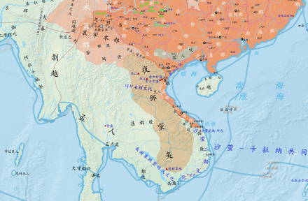 九真郡境外的夜郎蛮夷