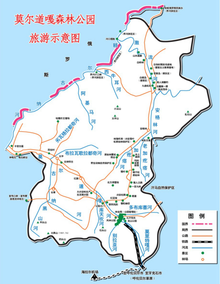 森林公园地图