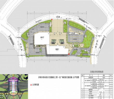 济南东站北广场规划图