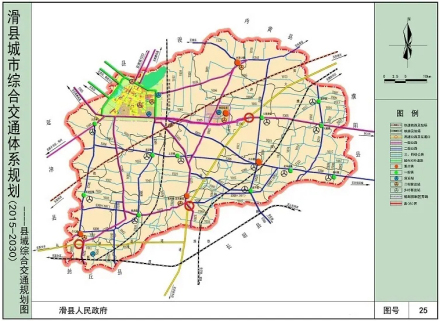 滑县综合交通规划示意图