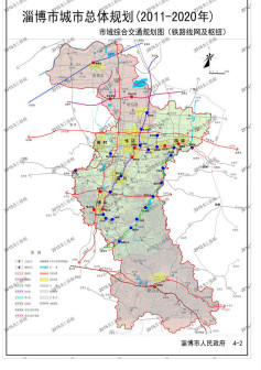 淄博市域综合交通规划图（铁路）