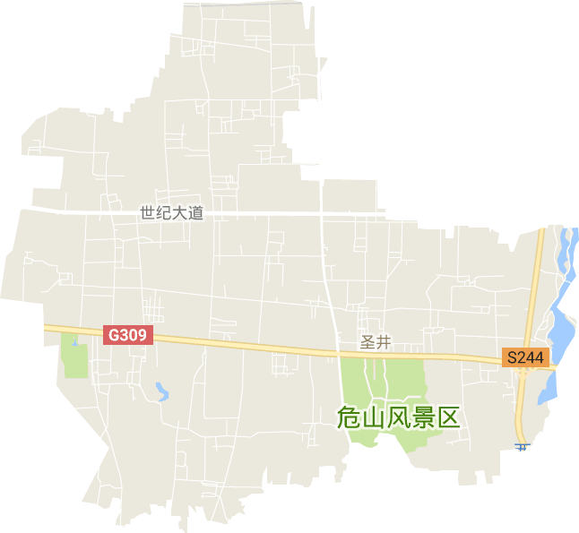 圣井街道电子地图