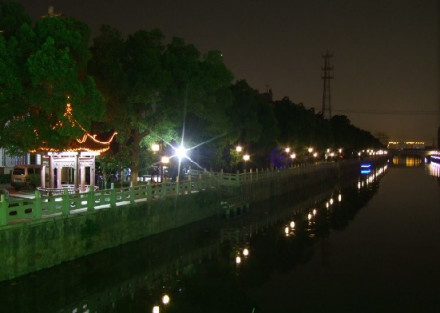 洛河夜景