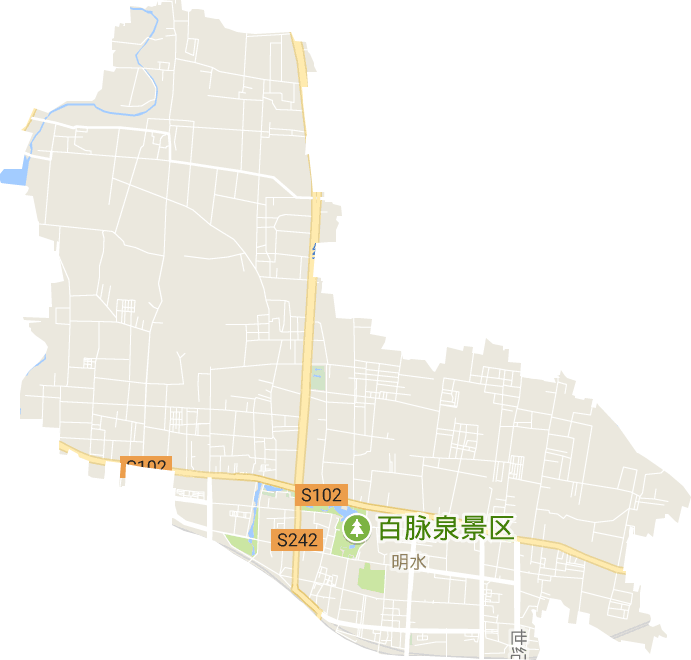 明水街道电子地图