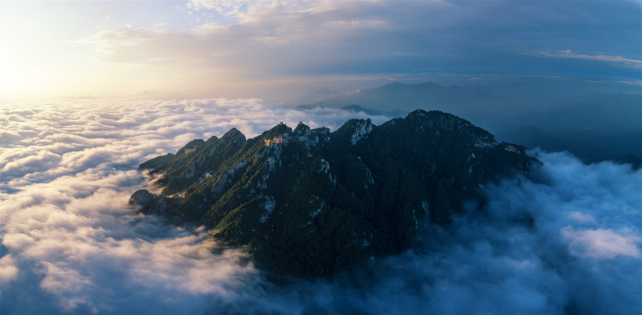 老君山鸟瞰图