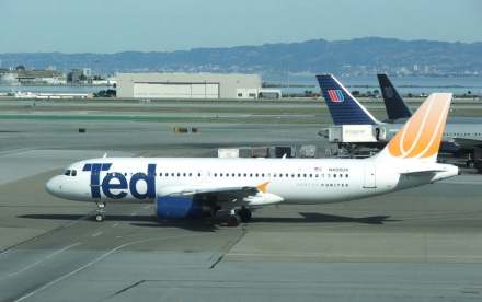 泰德(Ted)航空的a320-200