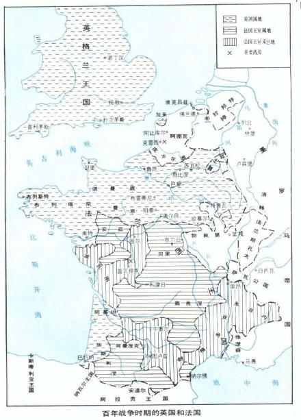 百年战争地图