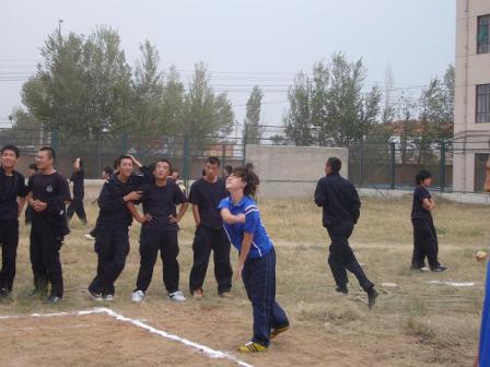 内蒙古警察职业学院师生活动图