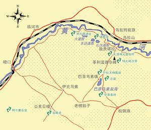 鄂尔多斯高原地图