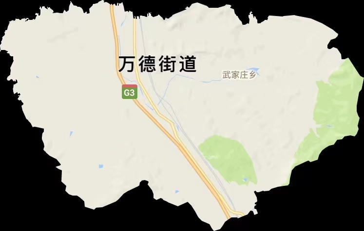 万德街道电子地图