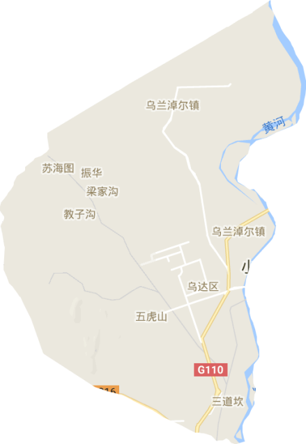 乌达区电子地图