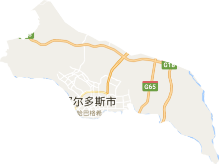 康巴什区电子地图