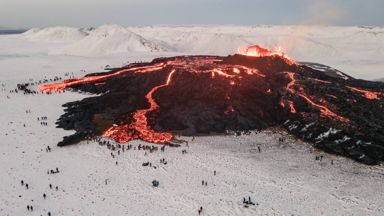 冰岛火山