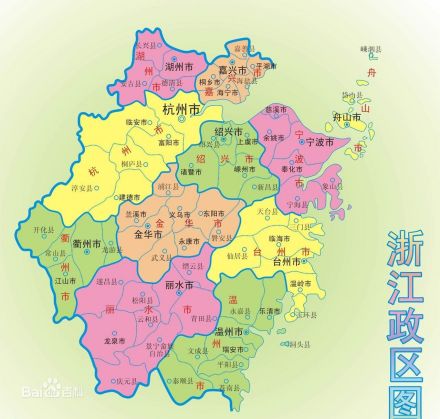 浙江省地图